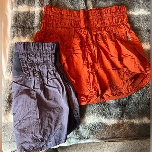 Free people movement parachute shorts